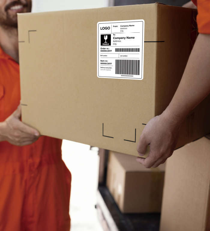 ملصقات الخدمات اللوجستية